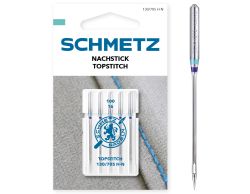 SCHMETZ TOPSTITCH SIZE 100 PACK OF 5 CARDED