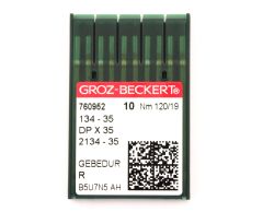 134-35 GEBEDUR SIZE 120 GROZ BECKERT PACK OF 10 NEEDLES