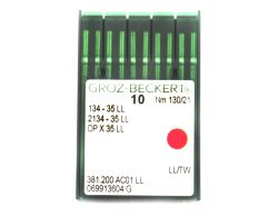 134-35LL SIZE 130 PACK OF 10 NEEDLES GROZ BECKERT