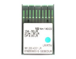 134-35LR GEBEDUR SIZE 140 GB PACK OF 10 NEEDLES