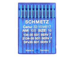 134-35SD1SERV7 SIZE 100 PACK OF 10 NEEDLES SCHMETZ