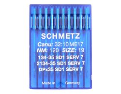 134-35SD1SERV7 SIZE 120 PACK OF 10 NEEDLES SCHMETZ