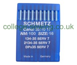 134-35 SERV 7 SIZE 100 PACK OF 10 NEEDLES SCHMETZ