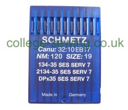 134-35 SES SERV 7 SIZE 120 PACK OF 10 NEEDLES SCHMETZ