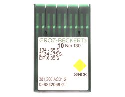 134-35S SIZE 130 PACK OF 10 NEEDLES GROZ BECKERT