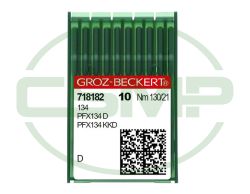 134D SIZE 130 PACK OF 10 NEEDLES GROZ BECKERT