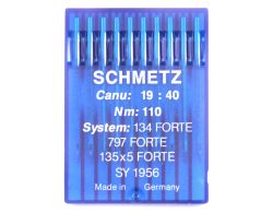 134FORTE SIZE 110 PACK OF 10 NEEDLES SCHMETZ