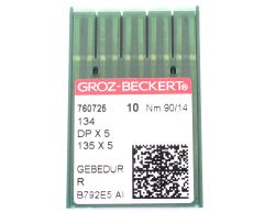 134 GEBEDUR SIZE 90 PACK OF 10 NEEDLES GROZ BECKERT TITANIUM COATED