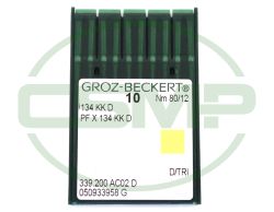 134KKD SIZE 80 PACK OF 10 NEEDLES GROZ BECKERT