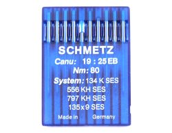 134K SES SIZE 80 PACK OF 10 NEEDLES SCHMETZ DISCONTINUED