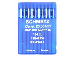 134LL SIZE 100 PACK OF 10 NEEDLES SCHMETZ