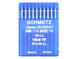 134LL SIZE 110 PACK OF 10 NEEDLES SCHMETZ