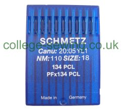 134 PCL SIZE 110 PACK OF 10 NEEDLES SCHMETZ