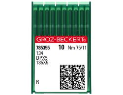 134R SIZE 75 PACK OF 10 NEEDLES GROZ BECKERT