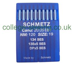 134 SES SIZE 120 PACK OF 10 NEEDLES SCHMETZ