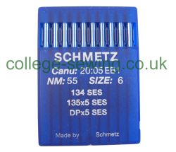 134 SES SIZE 55 PACK OF 10 NEEDLES SCHMETZ