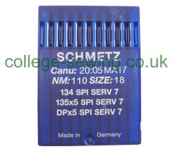 134 SPI SERV7 SIZE 110 PACK OF 10 NEEDLES SCHMETZ