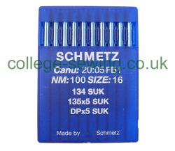 134 SUK SIZE 100 PACK OF 10 NEEDLES SCHMETZ