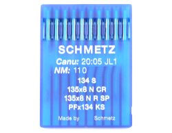 134S SIZE 110 PACK OF 10 NEEDLES SCHMETZ