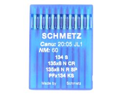 134S SIZE 60 PACK OF 10 NEEDLES SCHMETZ