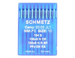 134S SIZE 70 PACK OF 10 NEEDLES SCHMETZ