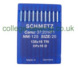 135X16TRI SIZE 125 PACK OF 10 NEEDLES SCHMETZ