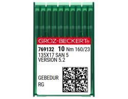 135X17 SAN5 GEBEDUR SIZE 160 PACK OF 10 NEEDLES GROZ BECKERT
