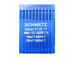 135X17 SERV7 SIZE 120 PACK OF 10 NEEDLES SCHMETZ