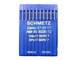 135X17 SERV7 SIZE 80 PACK OF 10 NEEDLES SCHMETZ