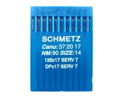 135X17 SERV7 SIZE 90 PACK OF 10 NEEDLES SCHMETZ