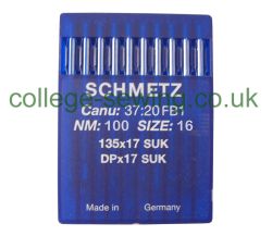 135X17 SUK SIZE 100 PACK OF 10 NEEDLES SCHMETZ