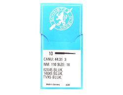 149X5 BLUK SIZE 110 PACK OF 10 NEEDLES SCHMETZ DISCONTINUED