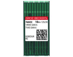 149X5 SAN6 GEBEDUR SIZE 125 PACK OF 10 NEEDLES GB
