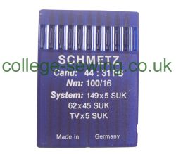 149X5SUK SIZE 100 PACK OF 10 NEEDLES SCHMETZ