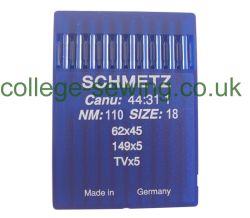 149X5 SIZE 110 PACK OF 10 NEEDLES SCHMETZ