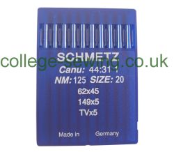 149X5 SIZE 125 PACK OF 10 NEEDLES SCHMETZ