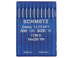 16X230TRI SIZE 100 PACK OF 10 NEEDLES SCHMETZ