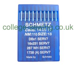 16X231SERV7 SIZE 110 PACK OF 10 NEEDLES SCHMETZ