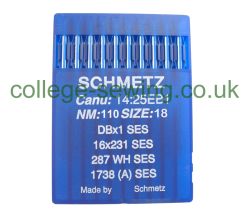 16X231 SES SIZE 110 PACK OF 10 NEEDLES SCHMETZ