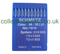 175X3 SES SIZE 70 PACK OF 10 NEEDLES SCHMETZ DISCONTINUED