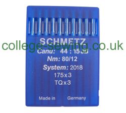 175X3 SIZE 80 PACK OF 10 NEEDLES SCHMETZ