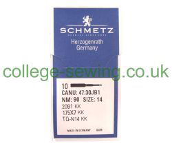 175X7KK SIZE 90 PACK OF 10 NEEDLES SCHMETZ