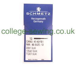 175X7SUK SIZE 80 PACK OF 10 NEEDLES