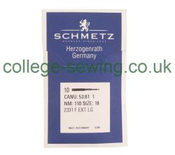 2331F EXT LG SIZE 110 PACK OF 10 NEEDLES SCHMETZ