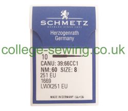 251EU SIZE 60 PACK OF 10 NEEDLES SCHMETZ
