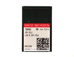 251EU SIZE 70 PACK OF 10 NEEDLES GROZ BECKERT
