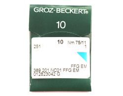 251FFG SIZE 75 PACK OF 10 NEEDLES GROZ BECKERT