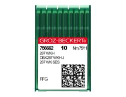 287WKH FFG/SES SIZE 75 PACK OF 10 NEEDLES GROZ BECKERT