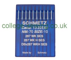 287WKH SES SIZE 70 PACK OF 10 NEEDLES SCHMETZ