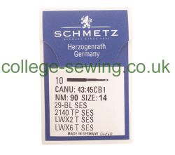 29-34 SES SIZE 90 PACK OF 10 NEEDLES SCHMETZ